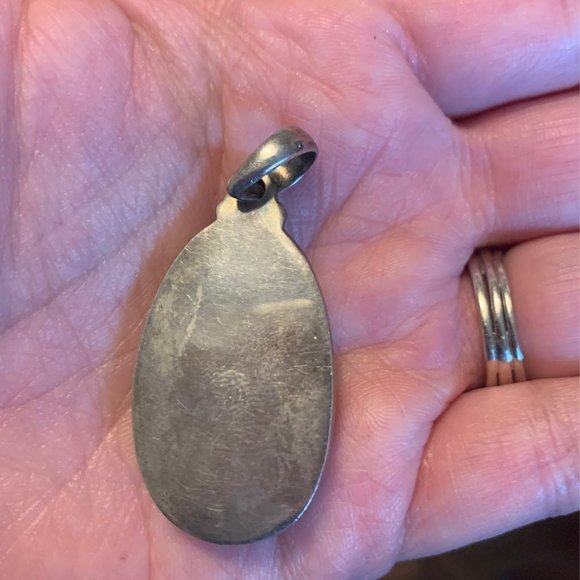 Handmade Dichroic Glass Pendant - Picture 2 of 2